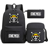 One Piece Schoolbag Backpack Lunch Bag Pencil Case 3pcs Set for Students